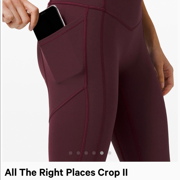 Lululemon All The Right Places Crop II 23" - Picture 7 of 8